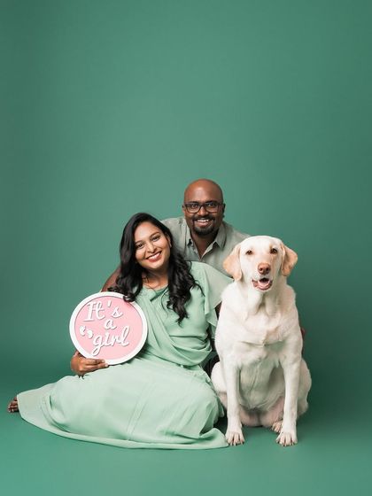 Rohit - Maternity & Newborn Photography with Pets Announcing Your New Arrival photo 4