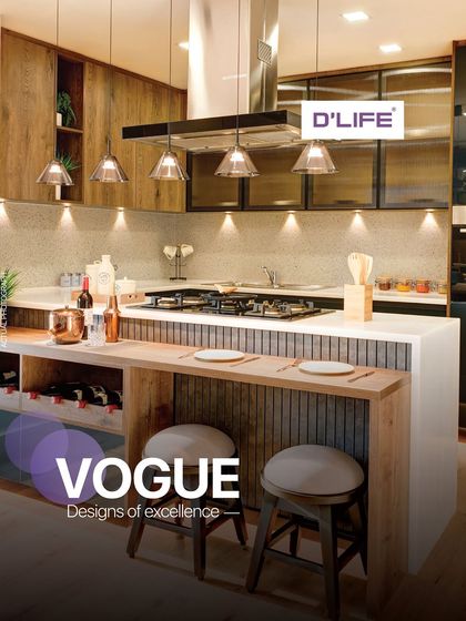 Vogue designs of excellence. This stylish kitchen with an island bar showcases my ability to blend the latest trends with timeless functionality.