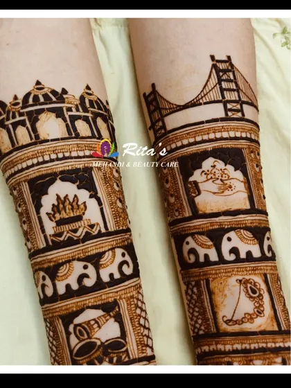 Another angle of the San Francisco themed arm design.