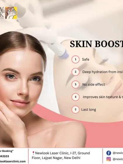Our Skin Booster treatments provide deep, lasting hydration from within. This safe procedure improves the overall texture and tone of your skin for a healthy, dewy glow with no side effects.