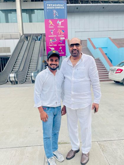 With Sh. Kuldeep Vats, President of the Delhi Olympic Association. It is an honor to connect with leaders who support sports in our country.