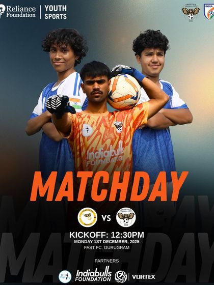 It's match day. An important game for our youth team in the RF Youth Sports league.