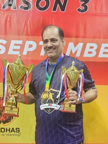 Passion for table tennis has no age limit. I am incredibly proud to coach our veteran players, like this champion from the Prime Master League. Our training is tailored for every age group, whether you are a young gun or a seasoned 40+ player.