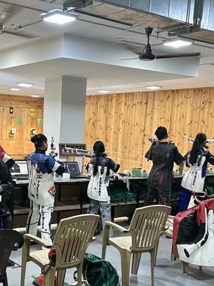 The range is buzzing with activity as my team prepares for the KSRA state-level competitions and national trials. This is where dedication meets opportunity, right here in Bangalore.