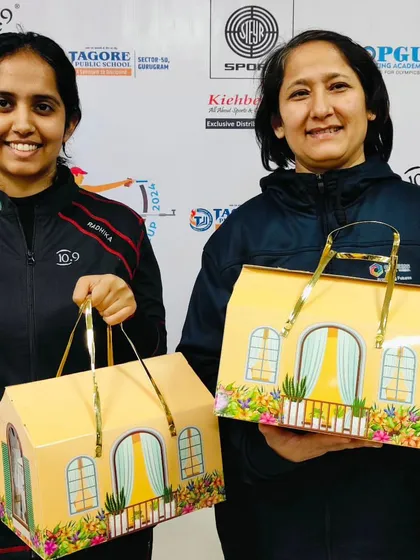 Radhika Narang and Ranjana Rai stole the spotlight at the TOPGUN CUP, winning the prestigious Race to 5 Match in their respective rifle and pistol events against top competitors.