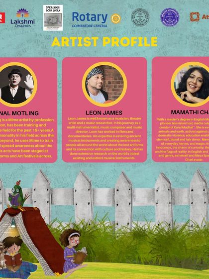 Showcasing the diverse talent at our festivals, from mime artists and musicians to illustrators and authors.