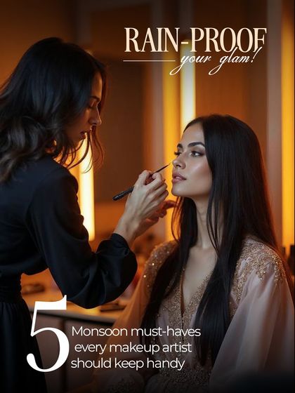 Creating makeup that lasts through any weather is a key professional skill. We teach our students how to build a "rain-proof" kit with monsoon must-haves for durable, flawless looks.