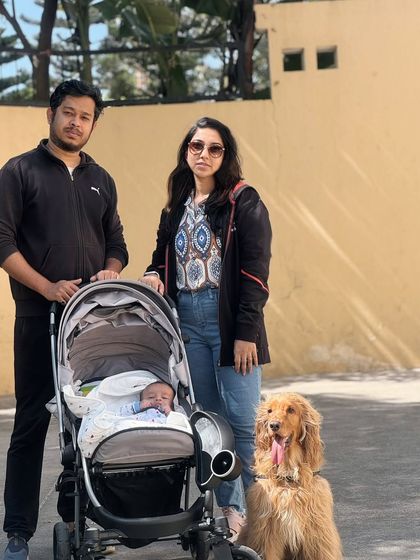 The complete family portrait. We are so grateful to start another year together.