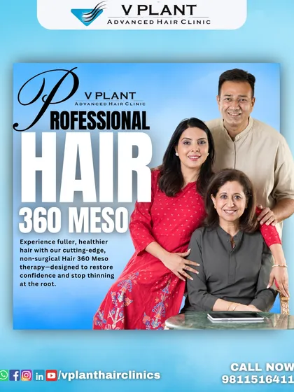 Our Professional Hair 360 Meso therapy is designed for the whole family. This non-surgical treatment helps restore fuller, healthier hair by stopping thinning at the root, boosting confidence for men and women of all ages.