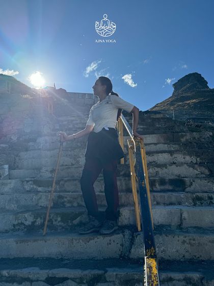 Climbing the steps to Hemkunt Sahib, with the sun as my witness. Each step felt like a surrender, letting go of the noise and moving closer to the profound stillness and gratitude that awaited at the top.