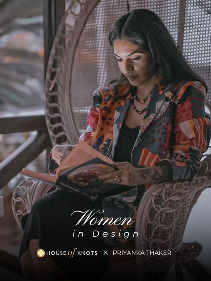 A portrait for a 'Women in Design' feature, where I reflect on the community of people who support and facilitate my life and work.