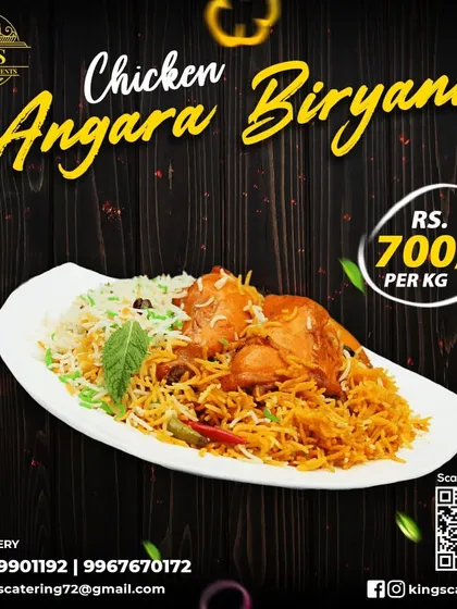 This Chicken Angara Biryani is made with a special smoky flavor that makes it a must-try for any biryani fan. It's a dish that will leave you wanting more.