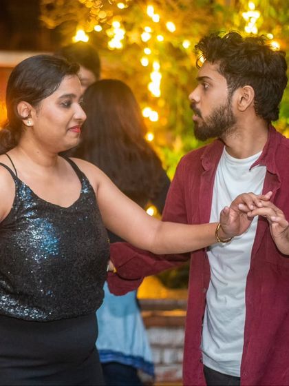 Another shot of our LDI-ites on the La Rumba floor. From baby steps in class to confident moves at the social.