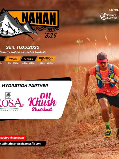We are happy to have Rosa Herbalcare's Dil Khush Sharbat as our Hydration Partner for the Nahan X-Country race.