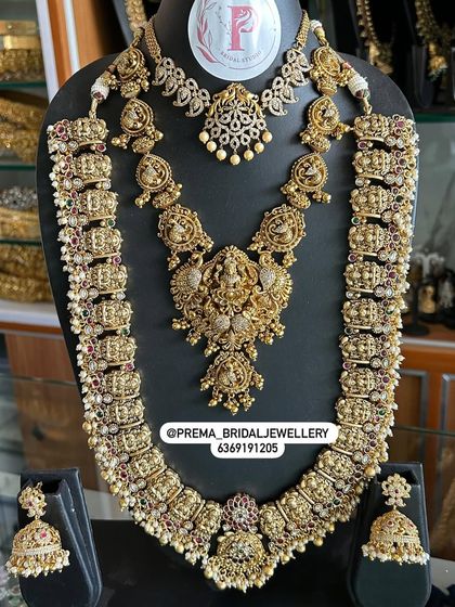 Prema - Bridal Jewellery Rental My Complete Collection: Temple & Antique Sets photo 23