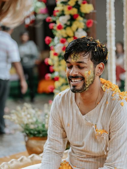 The Tales of Tradition - Wedding Planning & Design Sun-Kissed Haldi Ceremonies photo 27