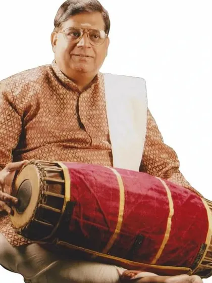 A photo of my Carnatic guruji, Vidwan S Sekhar. On Guru Purnima, I express my gratitude to him and all my teachers for showing me the world through their musical eyes.