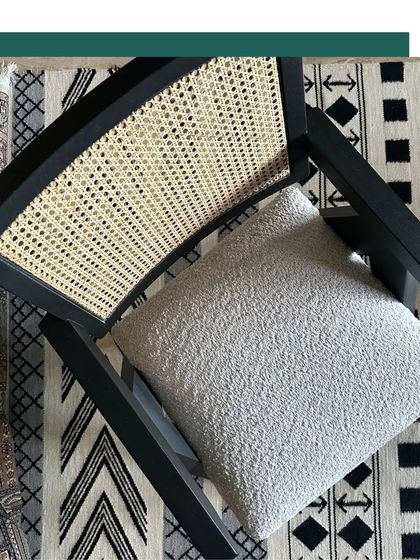 Our modern interpretation of the iconic Chandigarh Chair pays homage to Pierre Jeanneret's legacy. Crafted from sustainably certified oak wood with a natural cane back, this piece blends classic mid-century design with contemporary craftsmanship for a timeless aesthetic.