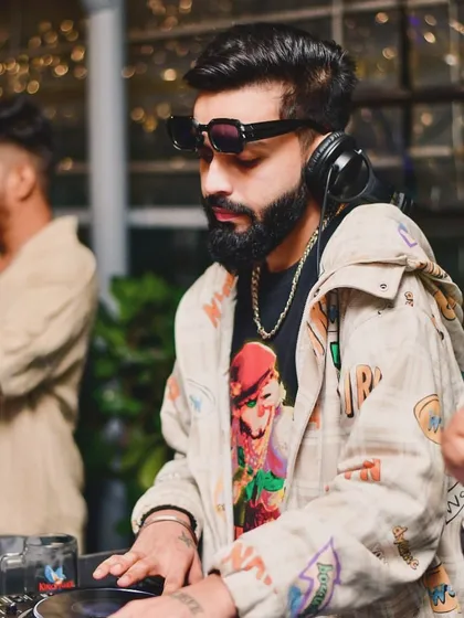 In the middle of the party chaos, this is my zone. Focused on the mix, reading the crowd, and lining up the next track to keep the dance floor on fire.