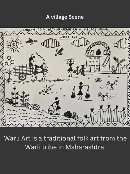 Bloom and Grow - Online Art & Craft Classes Indian Folk & Traditional Art photo 12