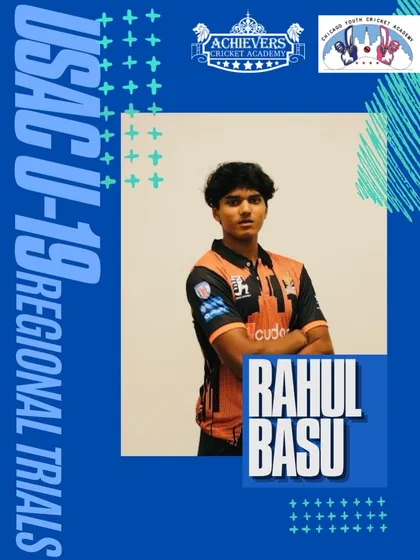 Rahul Basu, another promising player, selected for the U-19 trials.