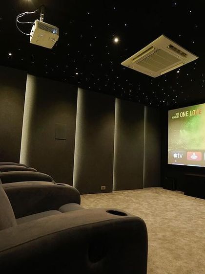 3i Smart Home - Custom Home Theater Design & Installation Modern & Sleek Theaters photo 7