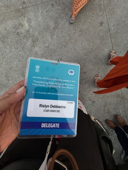My delegate pass for the National One Health Mission Assembly. A small card that represents a huge part of my professional life as a scientist.