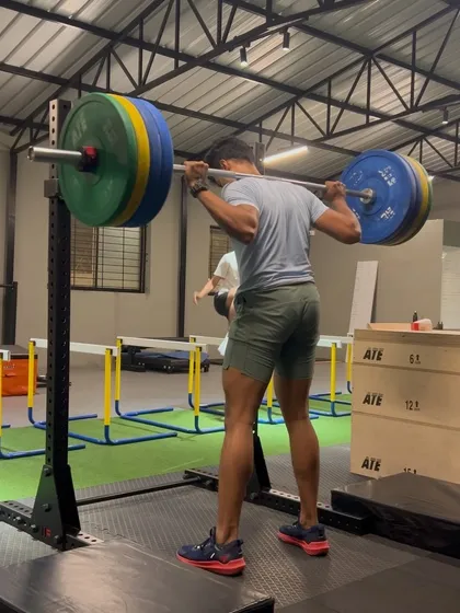 Another shot of my volume work, hitting 150kg for sets of six. Consistency with the fundamentals is the key to breaking through plateaus and building serious leg strength.