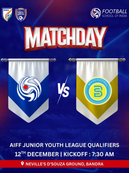 It's matchday in the AIFF Junior Youth League Qualifiers. Locked in, focused, and ready to compete.