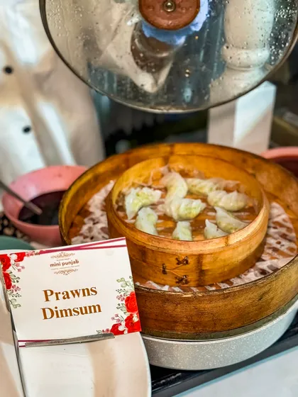 Steamed to perfection, our Prawns Dimsum are a delicate and flavourful bite of Asia. We serve them in traditional bamboo steamers to keep them hot and authentic.
