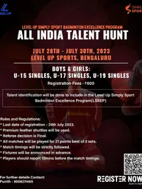 Badminton Talent Hunt Tournaments