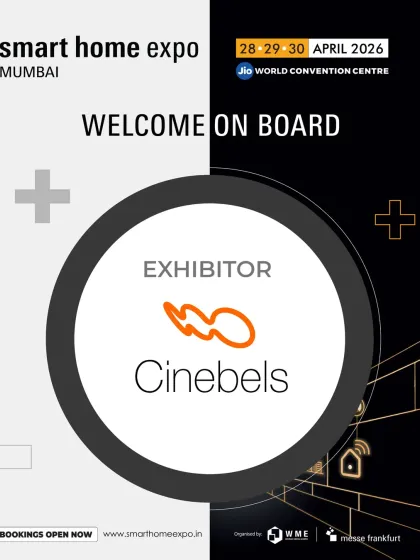 We're thrilled to announce Cinebels as an exhibitor, ready to showcase their bespoke home cinemas and high-performance audio systems.