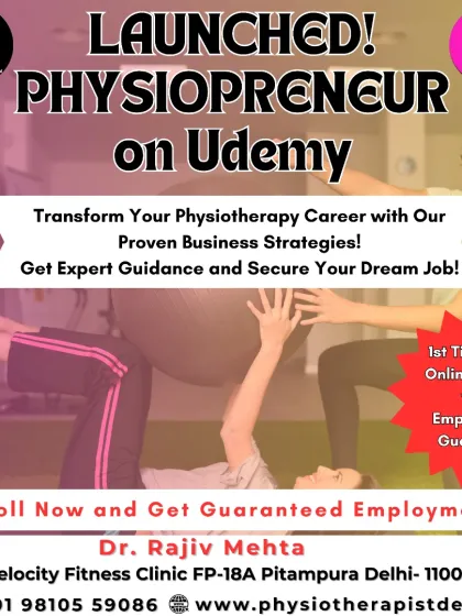 To make my 25 years of business knowledge more accessible, I’ve launched the Physiopreneur course on Udemy. This online program provides the foundational business strategies for career advancement in physiotherapy. For those who show true passion, it comes with a 100% employment guarantee to join my team.