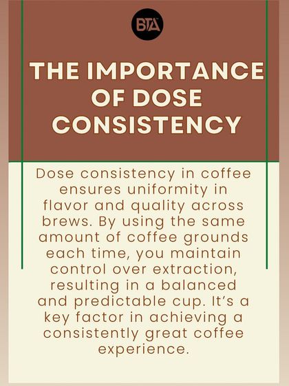 Using the same amount of coffee for every brew is a key factor in achieving a predictable and balanced cup. We emphasize the use of scales for accuracy.