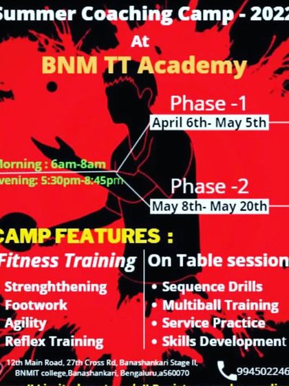 BNM Table Tennis Academy - Intensive Table Tennis Summer Camps Academy Life & Facilities photo 4