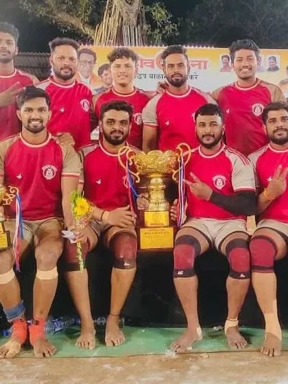 Our team as runners-up in the Navodit Sangh men's Kabaddi tournament, ready to come back stronger.