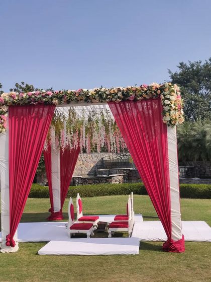 Hari Om Events - Tent & Event Equipment Rental Elegant Wedding Mandaps & Stages photo 7