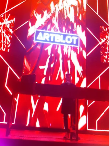 Commanding the stage at Sunburn Union. The production was massive, and I loved every second of playing for such an energetic crowd.