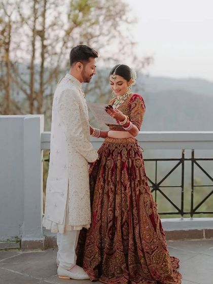 Classic Red & Maroon Bridal Looks photo 19