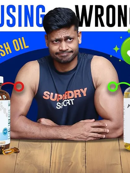 Thumbnail for my video explaining the difference between Ethyl Ester (EE) and Triglyceride (TG) fish oil.
