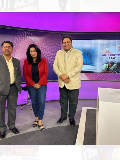 A picture with my fellow panelists at the Sansad TV studio after a productive discussion on the Uttarakhand Competitive Examination Ordinance, 2023. Engaging with other experts is crucial for a well-rounded policy debate.