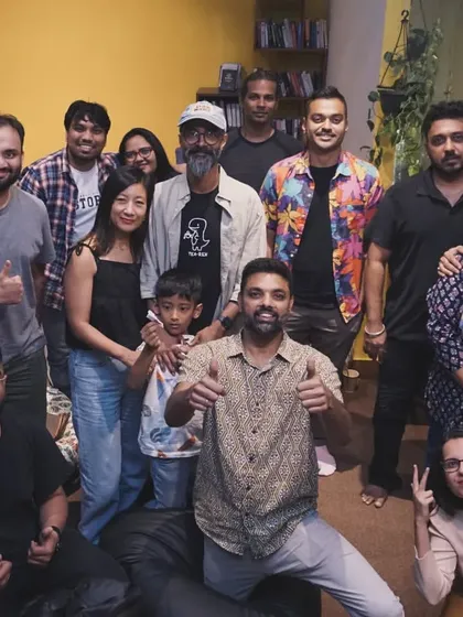A picture with the audience from another one of my monthly shows. Thank you all for the support.