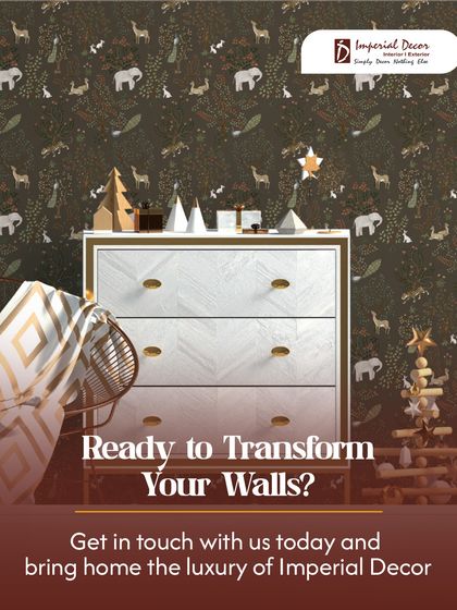 If you are ready to transform your walls, get in touch with me. This room, featuring a whimsical forest-themed wallpaper, shows how you can bring home the luxury and creativity of my wallpaper collections.