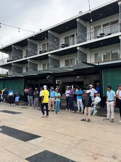 Players and parents gather before the start of a tournament. The energy and anticipation are palpable.