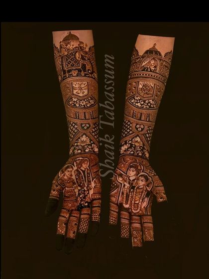 Shaik Tabassum - Destination Wedding Mehendi Storytelling Mehendi: Your Love Story on Your Hands photo 19