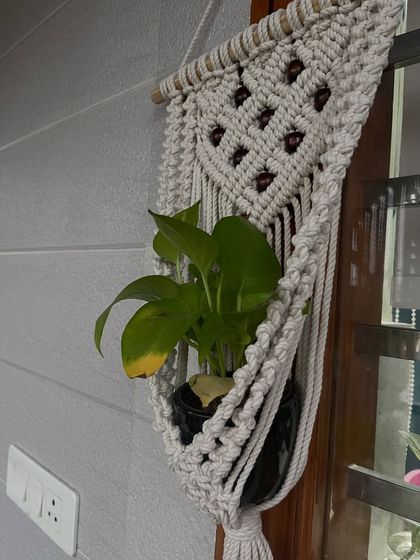 Eshtyles - Custom Macrame Home Decor Functional Decor: Wall Shelves & Plant Hangers photo 9