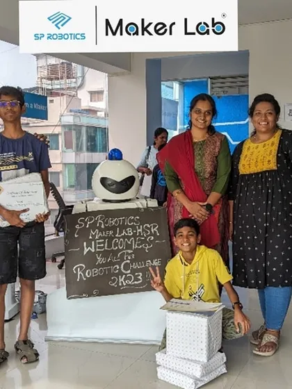 Welcoming new challengers to a robotics competition at our HSR Maker Lab. These events are filled with energy and a friendly competitive spirit.
