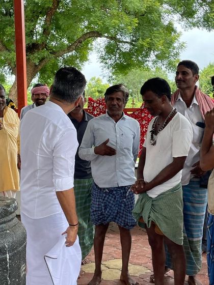 Engaging with villagers in their own space. My approach has always been to go to the people, rather than expecting them to come to me. This builds genuine relationships based on mutual respect.