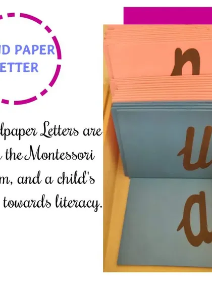 The Sandpaper Letters are a child's first step towards literacy. In our training, you will learn the importance of this iconic material, which uses a multi-sensory approach to teach letter sounds and shapes, creating a strong foundation for reading and writing.