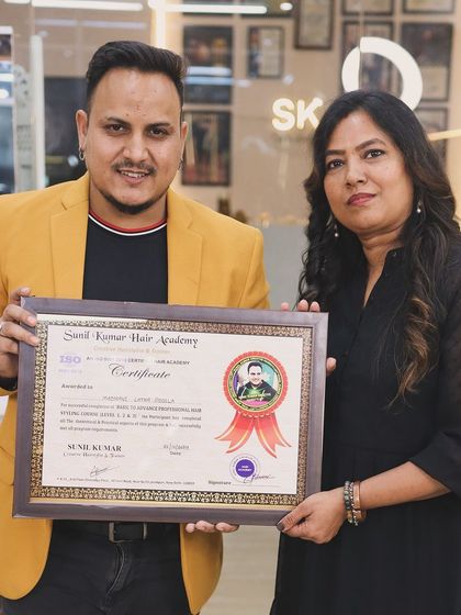 Sunil Kumar - Professional Hairstyling Courses & Training Our Proud Graduates: Student Success photo 44